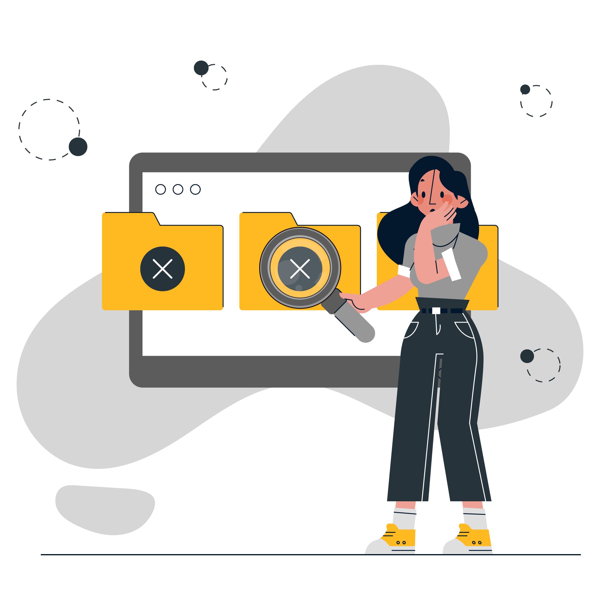 No data illustration